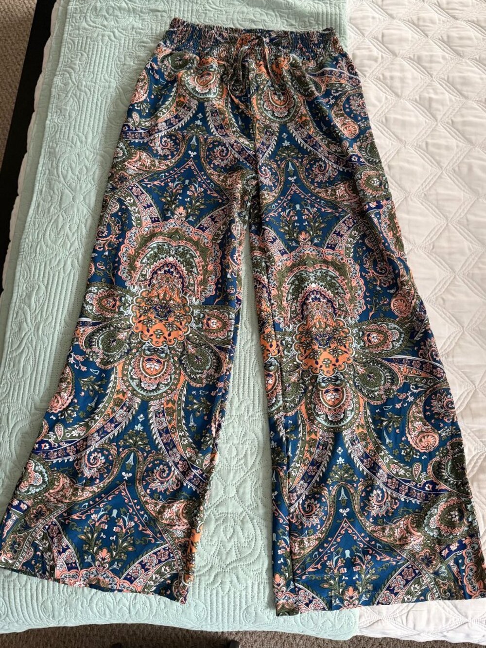 Paisley Wide Leg Pants